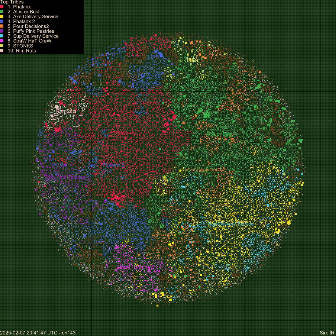 en143 Tribes without Zones of Control Timelapse